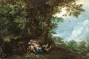 Denys Van Alsloot Extensive Wooded Landscape with Cephalus and Procris oil painting reproduction